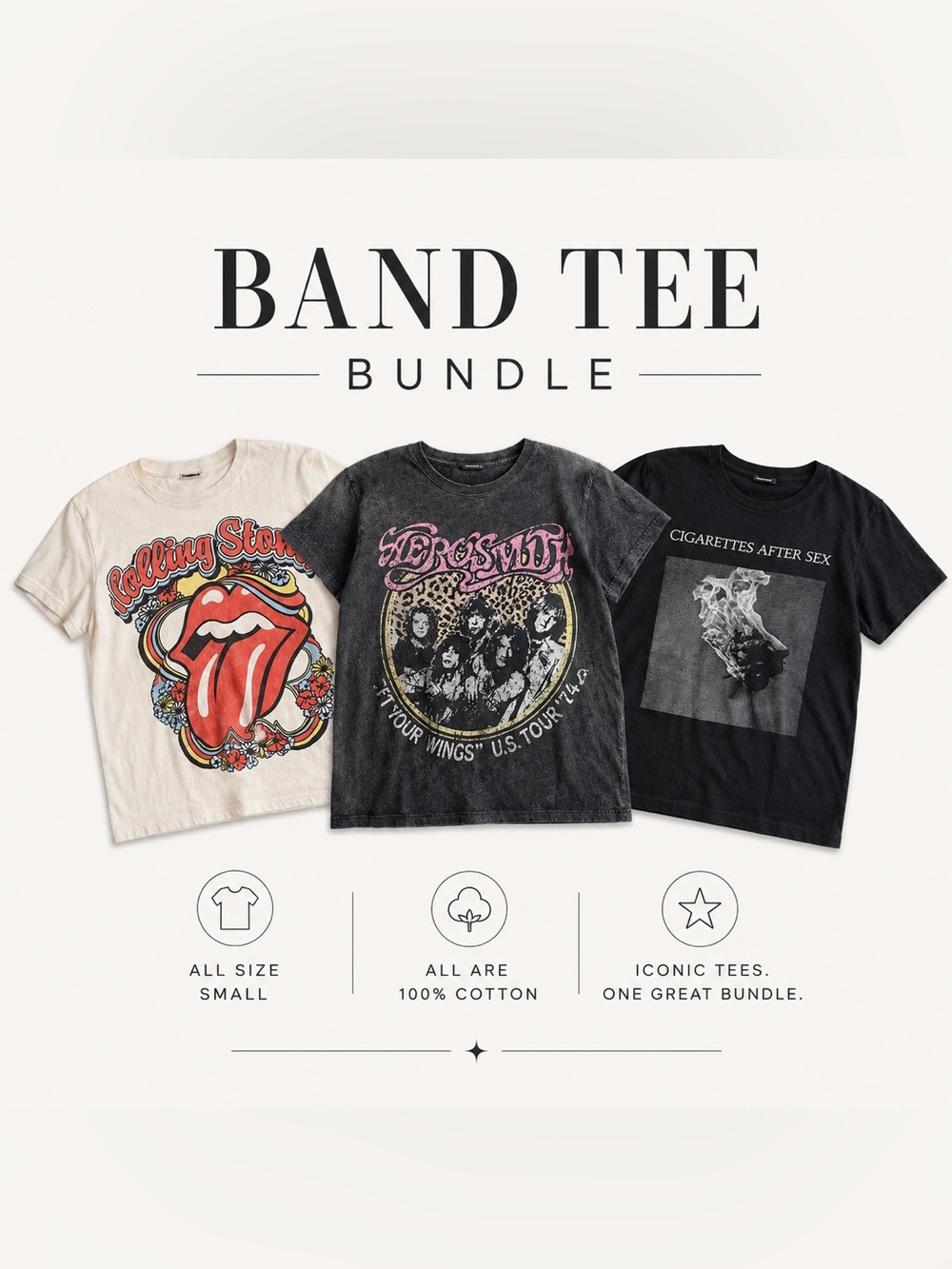 BAND TEE BUNDLE SMALL